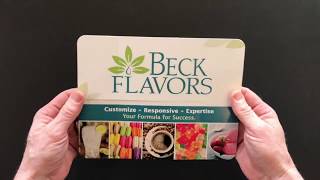Beck Flavors Fidget Mailer