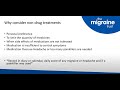 Managing Your Migraine (Non drug treatments)