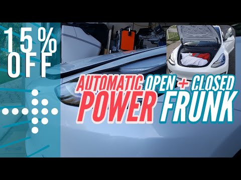 Tesla Model 3 Automatic Open and Closed Hood (Frunk) Hansshow Installation 1 of 6