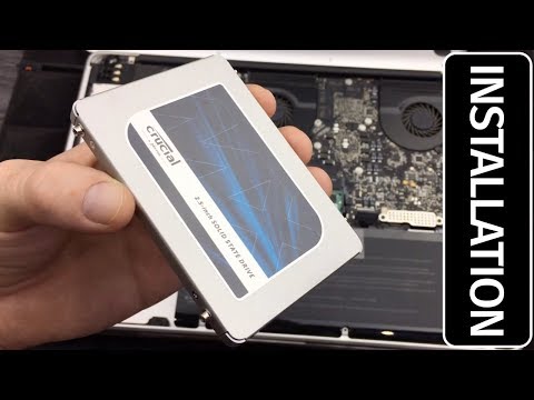 Crucial MX500 1TB SATA 2.5" 7mm (with 9.5mm adapter) Internal SSD Installation