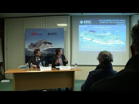 MSC Croisières choisit les chantiers de St-Nazaire