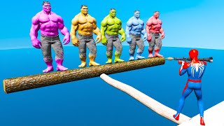 GTA 5 Epic Ragdolls | Spiderman Vs Super Heroes Jumps/Fails Episode 03