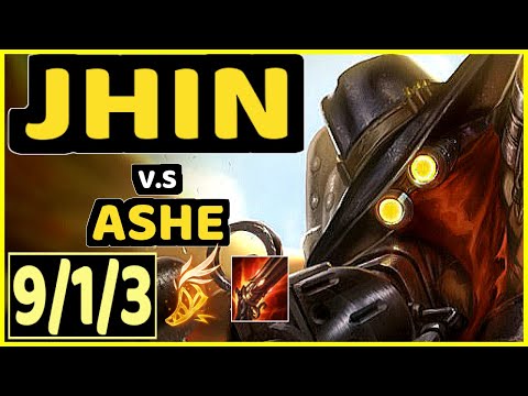 PHOTIC (JHIN) vs ASHE - 9/1/3 KDA BOTTOM ADC CHALLENGER GAMEPLAY - KR