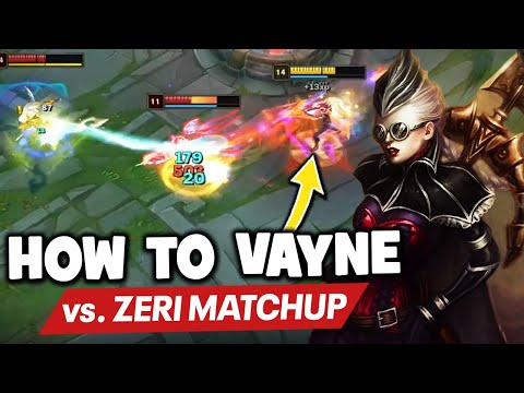 HOW TO PLAY VS ZERI AS VAYNE ON BOT!