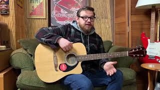 Video thumbnail for $200 Cutaway Acoustic Electric! (Fender FA125CE) by Tweed Hut Music