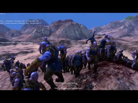 UEBS - Thanos 👉 Top 5 Best Battle Simulator Games - 500 Thanos01s vs 10,000 Elven Huntresss (2G)