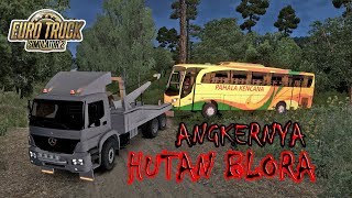 Download lagu KEJADIAN MISTERIUS !!! Bus PAHALA KENCANA Tiba-Tiba Masuk Ke Dalam Hutan Jati | ETS2 MOD INDONESIA mp3