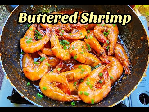 Garlic Butter Shrimp (Buttered Shrimp)! Garlic Buttered Tiger Prawns