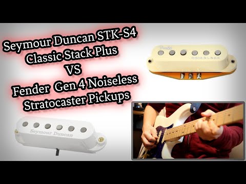 Seymour Duncan STK-S4 Classic Stack Plus VS Fender Gen 4 Noiseless Stratocaster Pickups