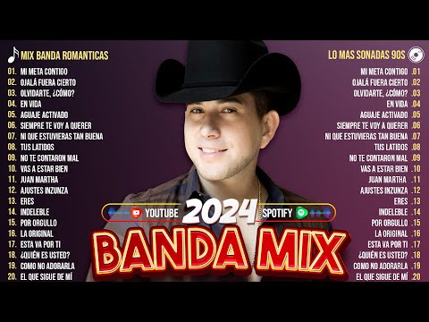 BANDA MIX 2024 ✨ LO MAS SONADAS 💕 BANDA MS, CARIN LEON, CHRISTIAN NODAL, LA ADICTIVA, GERARDO DIAZ