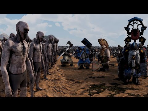 Dwarf Army vs 1,000,000 Zombies | Ultimate Epic Battle Simulator 2 | UEBS 2