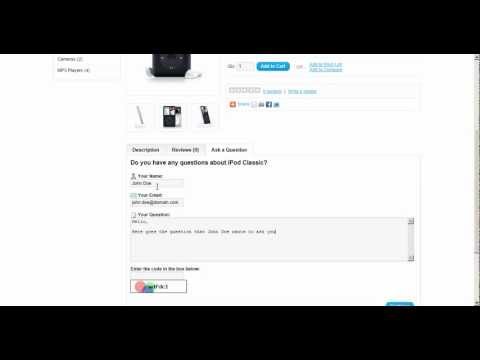 Open Cart extension - Ask a Question - Contact Form for Products