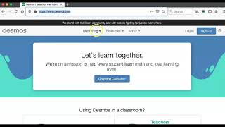 MATH 1710 Graphing Piecewise Functions with Desmos