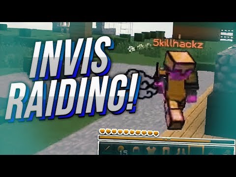 INVIS RAIDING!! *WERE IN HIS BASE* ( Minecraft Factions )