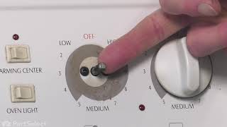 GE Washer Repair - How to Replace the Timer Knob (GE # WP74003611)