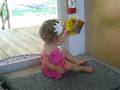 Ava Pretend Eating