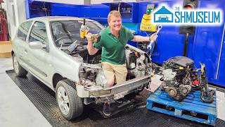 My £1K OG Scrap CLIO PROJECT! Engine Swap, Let's Go - SHMIO Part 1