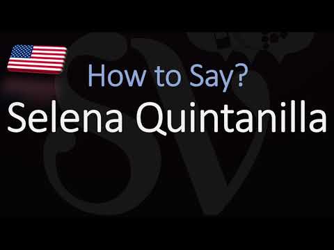 How to Pronounce Selena Quintanilla? (CORRECTLY) English & Spanish Pronunciation