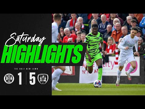 FC Forest Green Rovers Nailworth 1-5 FC Barnsley