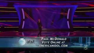 American Idol 10 - Paul McDonald [Maggie May] - Top 12 Guys Perform