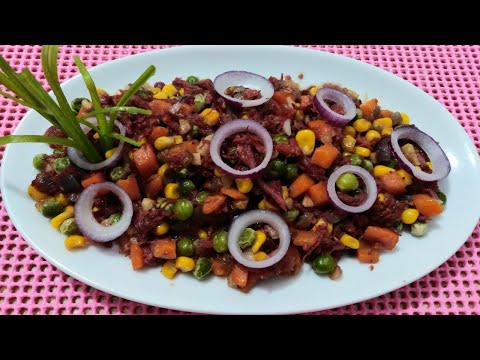 CORNED BEEF WITH MIXED VEGETABLES