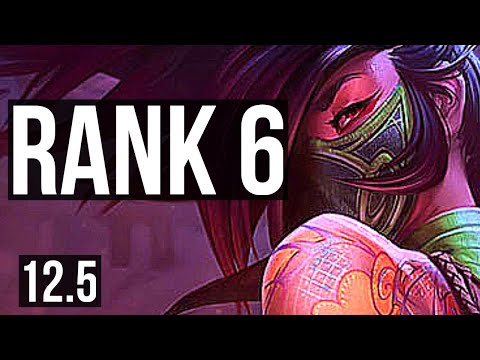AKALI vs KATARINA (MID) | Rank 3 Akali, Rank 6, 11/3/10, Godlike | EUW Challenger | 12.5
