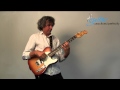 John Etheridge plays Mean To Me, a jazz tune by Fred Ahlert, using two bass strings