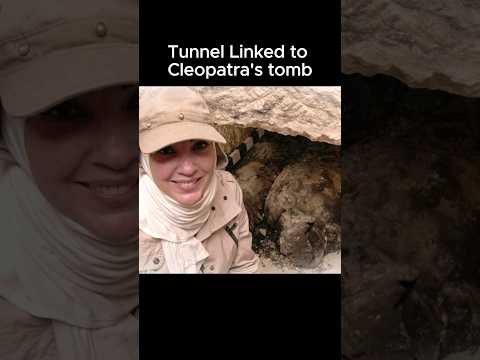 Secret Tunnel to Cleopatra’s Tomb  #history #cleopatra