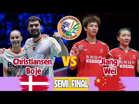 SUPER! Christiansen/Boje (DEN) vs Jiang/Wei (CHN) SF XD YONEX-SUNRISE India Open 2026