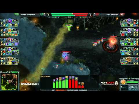 Shit Happens Vs Denial eSports Map 2 - Dreamhack Winter 2013 - Heroes of Newerth
