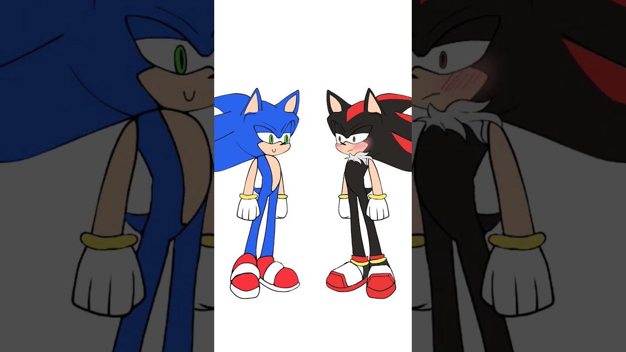 SONIC AND SHADOW..LOVE?| #sonadow #sonicthehedgehog #sonic #shadow #meme #ship