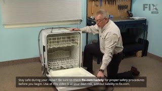 Frigidaire Dishwasher Repair – How to Replace the Tub Gasket - Gray