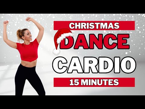🔥15 Min CHRISTMAS DANCE CARDIO🔥DANCE CARDIO AEROBICS for WEIGHT LOSS🔥NO SQUATS/LUNGES🔥NO JUMPING🔥