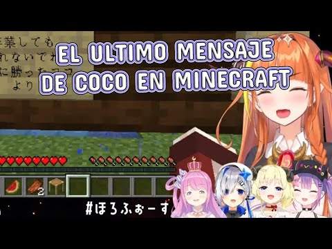 Coco's SECRET Message in Minecraft Collab!