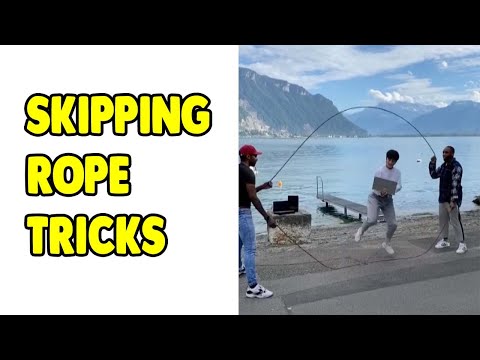 Skipping Rope Professionals Show Off Impressive Tricks