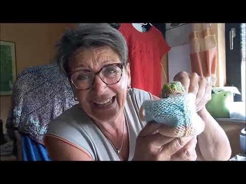 Maschenbilder 124 - ein Frosch hüpft ins Land der Magischen Maschen