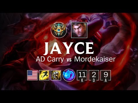 Jayce ADC vs Mordekaiser - NA Challenger Patch 8.12