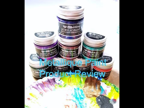 Product Review- Finnabair Art Alchemy Metallique Paint