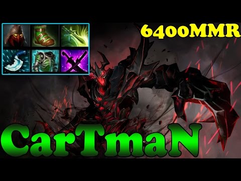 Dota 2 - CarTmaN 6400 MMR Plays Shadow Fiend Vol 3 - Pub Match Gameplay!