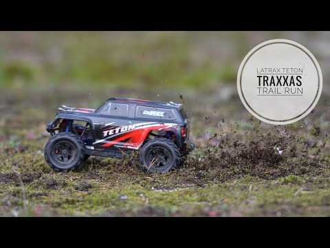 Traxxas LaTrax Teton 1/18 trail run with added headlights