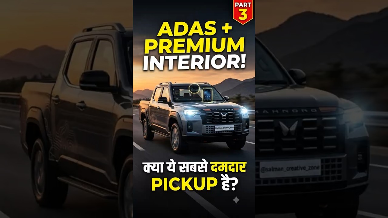 The All-New Mahindra Scorpio Pickup Truck: Rugged 4x4 Power Meets Advanced ADAS Safety