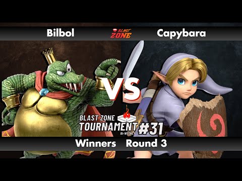 Bilbol (King K. Rool) VS Capybara (Young Link) - Blast Zone Tournament #31
