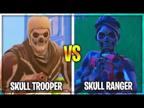 (Old) (Reuploaded) Skull Trooper Vs Skull ranger 1v1