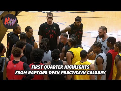 Assorted highlights from Toronto Raptors Open Practice 2025