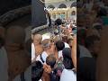 Huge Worshippers Try Hajar Al Aswad Touch Masha Allah ️