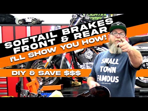 ⚡Change Front & Rear Brakes On A @harleydavidson Softail⚡