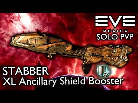 EvE Online - Solo PvP : X-Large Ancillary Shield Booster Stabber Fit
