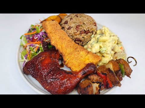 Cook lunch with me caribbean style, perfect for Father's day. full recipe