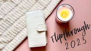 Complete Flipthrough Hobonichi weeks 2023 | Durchgeblättert | deutsch