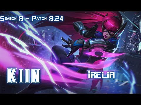 Kiin IRELIA vs MALZAHAR Mid - Patch 8.24 KR Ranked